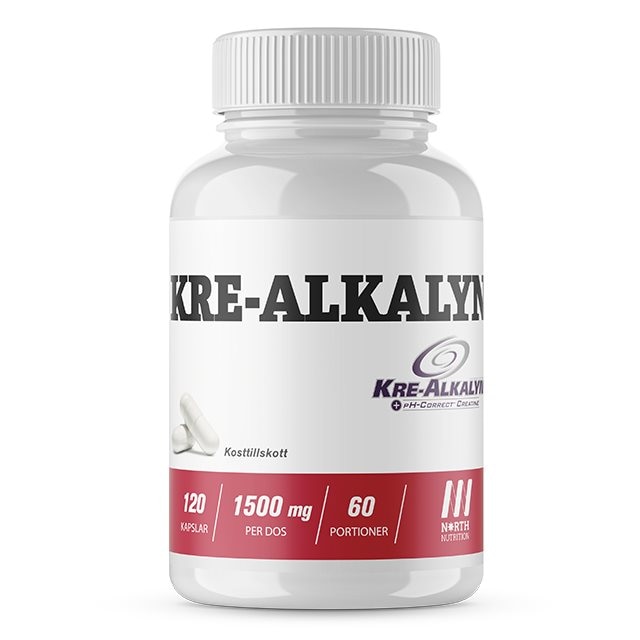 North Nutrition Kre-Alkalyn 750mg 120 Kapslar | Kosttillskott - Kreatin - Kreatin kapslar | Gymkraft