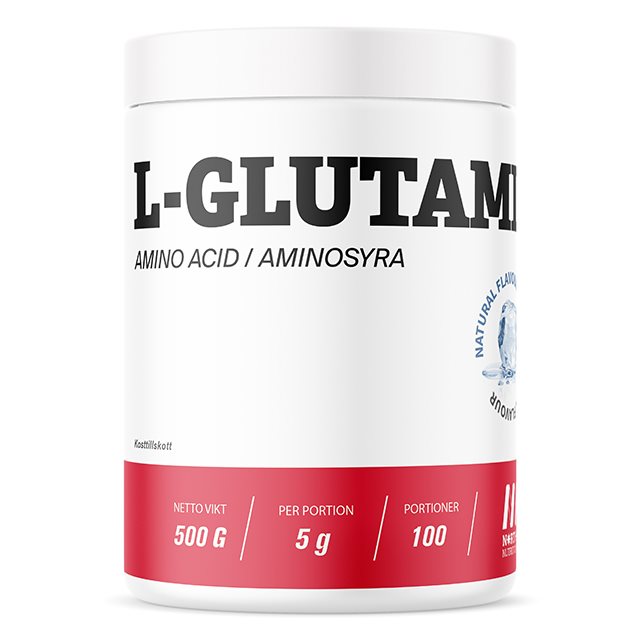 North Nutrition L-glutamin 500g | Kosttillskott - Aminosyror - L-Glutamin | Gymkraft