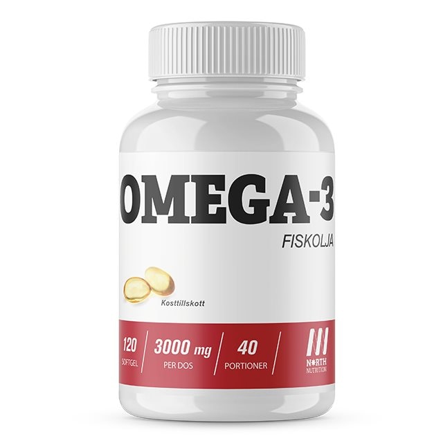 Product Image for North nutrition omega-3 120 kapslar