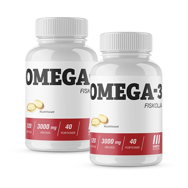 Product Image for North nutrition omega-3 2x120 kapslar