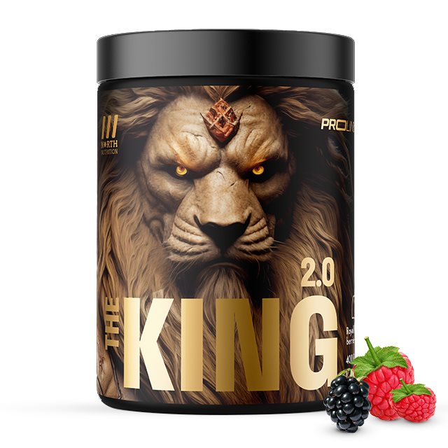 North Nutrition Proline The King 2.0 Royal Berries 400g | Kosttillskott - Prestationshöjare - PWO - Pre-Workout - PWO med koffein | Gymkraft