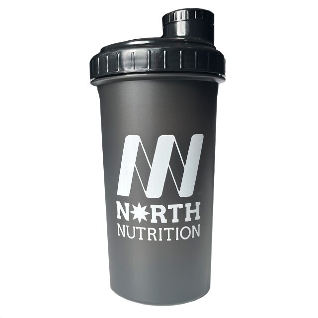 North Nutrition Shaker Black Smoke 700ml | Träningstillbehör - Vattenflaskor & Shakers | Gymkraft