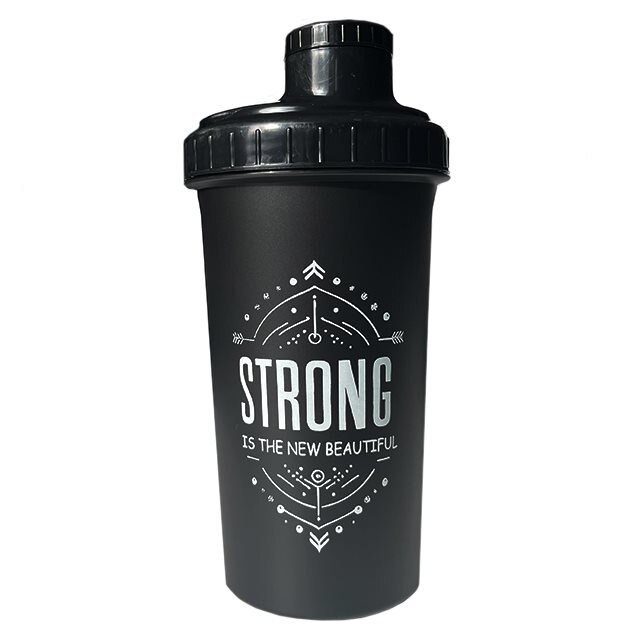 North Nutrition Shaker Strong Black 700ml | Träningstillbehör - Vattenflaskor & Shakers | Gymkraft