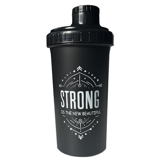 North Nutrition Shaker Strong Black 700ml | Träningstillbehör - Vattenflaskor & Shakers | Gymkraft