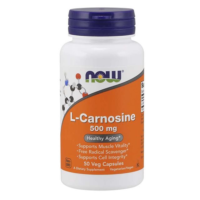 NOW L-Carnosine 500mg 50 kapslar