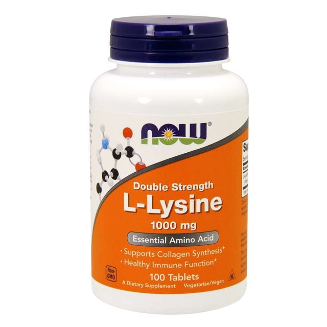 Product Image for Now l-lysine 1000mg 100 tabletter