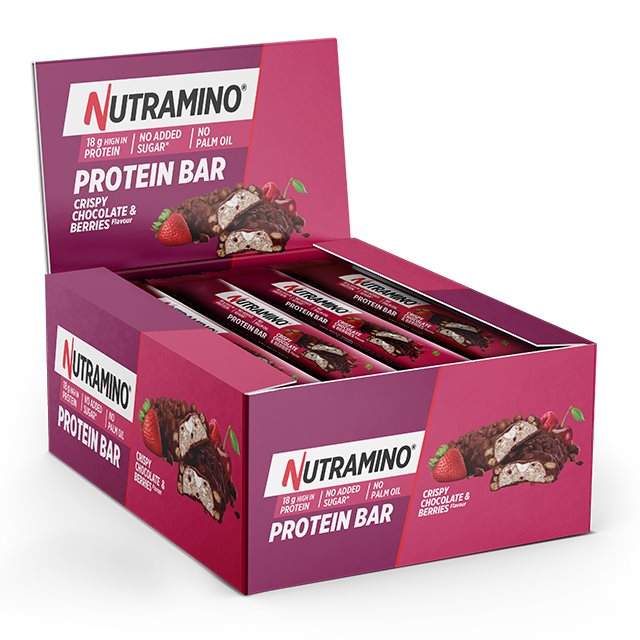 Nutramino Proteinbar Crispy Chocolate & Berries 12x55g