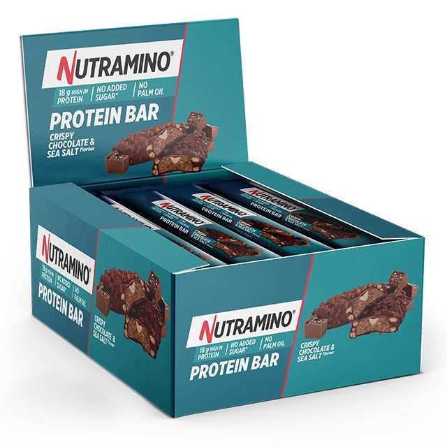 Nutramino Proteinbar Crispy Chocolate & Sea Salt 12x55g