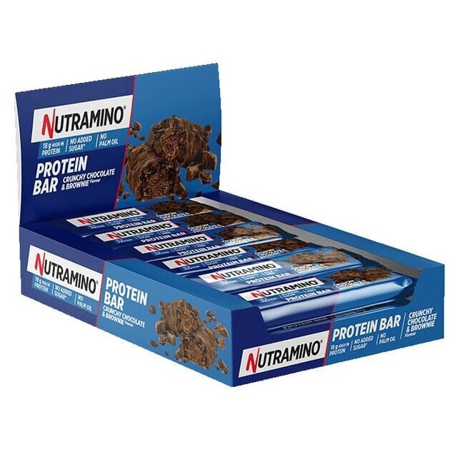 Nutramino Proteinbar Crunchy Chocolate Brownie 12x55g