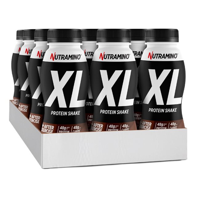 Nutramino XL Protein Shake Chocolate 12x475ml | Kampanjer - Rabattstege | Gymkraft
