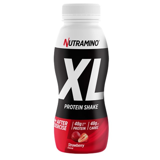 Product Image for Nutramino xl protein shake strawberry 475ml