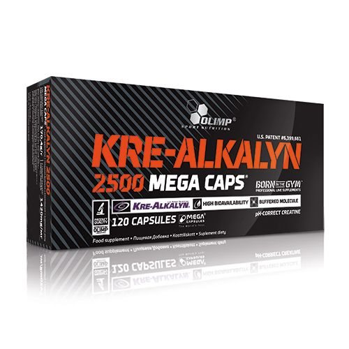 Olimp Sport Nutrition Kre-Alkalyn Mega Caps 120 Kapslar | Kosttillskott - Kreatin - Kreatin kapslar | Gymkraft
