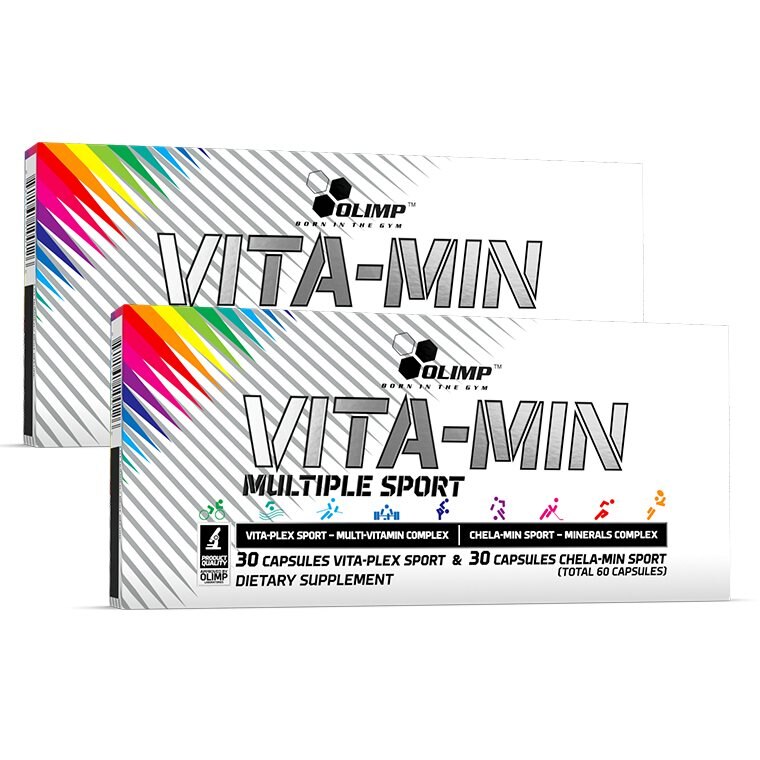 Olimp Sport Nutrition Vita-Min Multiple Sport 2x60 Kapslar | Kosttillskott - Vitaminer & Mineraler - Multivitamin | Gymkraft