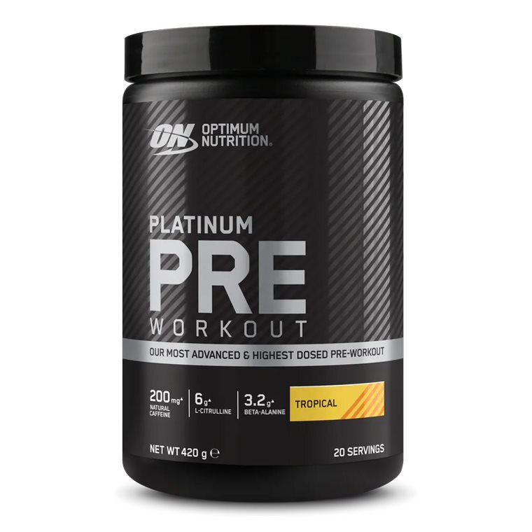 Product Image for Optimum nutrition platinum pre workout tropical 420g