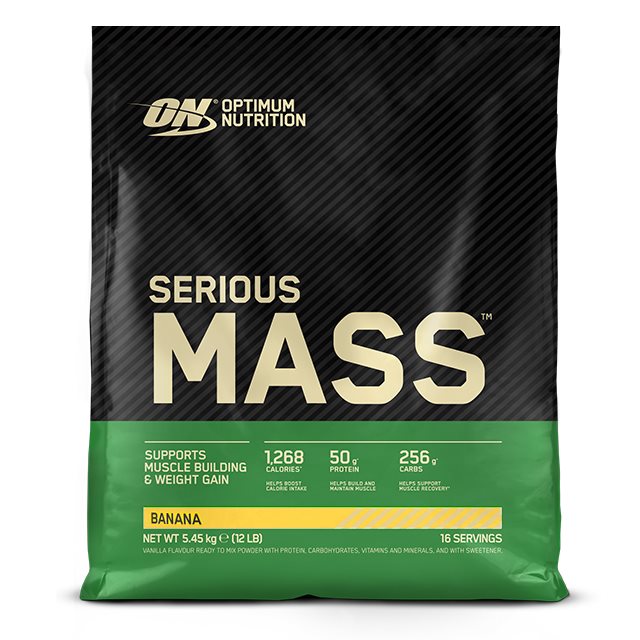 Optimum Nutrition Serious Mass Banana 5455g | Kosttillskott - Träningstillskott - Efter träning | Gymkraft