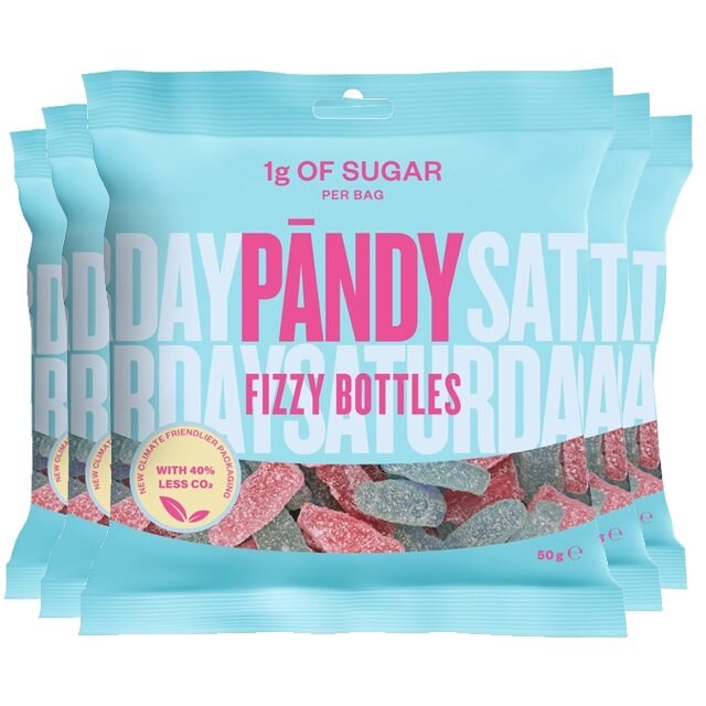 Pändy Candy Fizzy Bottles 5x50g