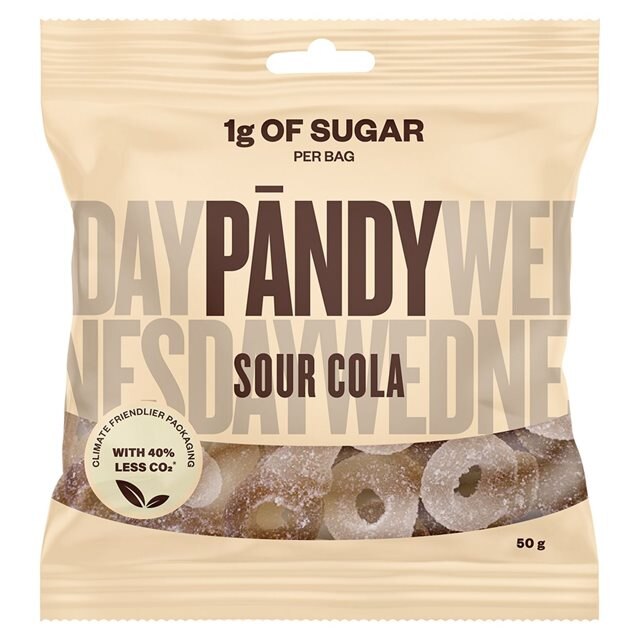 Pändy Candy Sour Cola 50g | Kampanjer 1 - Snacks kampanj! Köp minst 3 - få 15% EXTRA rabatt | Gymkraft