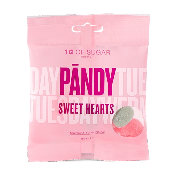 Product Image for Pändy candy sweet hearts 50g