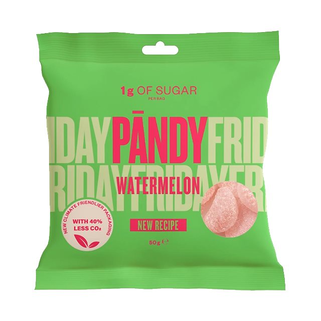 Pändy Candy Watermelon 50g | Kampanjer 1 - Snacks kampanj! Köp minst 3 - få 15% EXTRA rabatt | Gymkraft
