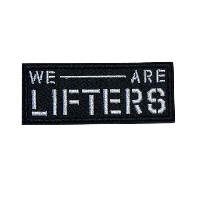We Are Lifters Patches | Träningstillbehör - Träningsväskor & Ryggsäckar | Gymkraft
