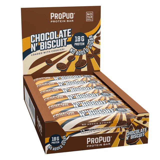 Njie ProPud Proteinbar Chocolate n Biscuit 12x55g | Kampanjer 1 - Bars Kampanj! Köp minst 3 - FÄ 15% EXTRA rabatt! | Gymkraft
