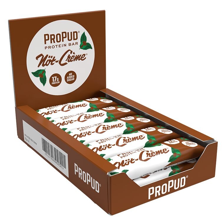 Njie Propud Proteinbar Nöt-Créme 12x55g | Kampanjer 1 - Bars Kampanj! Köp minst 3 - Få 15% EXTRA rabatt! | Gymkraft