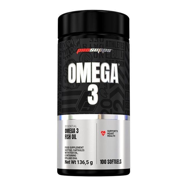 Pro Supps Omega 3 100 Softgels | Kosttillskott - Omega & Fettsyror - Omega 3 | Gymkraft