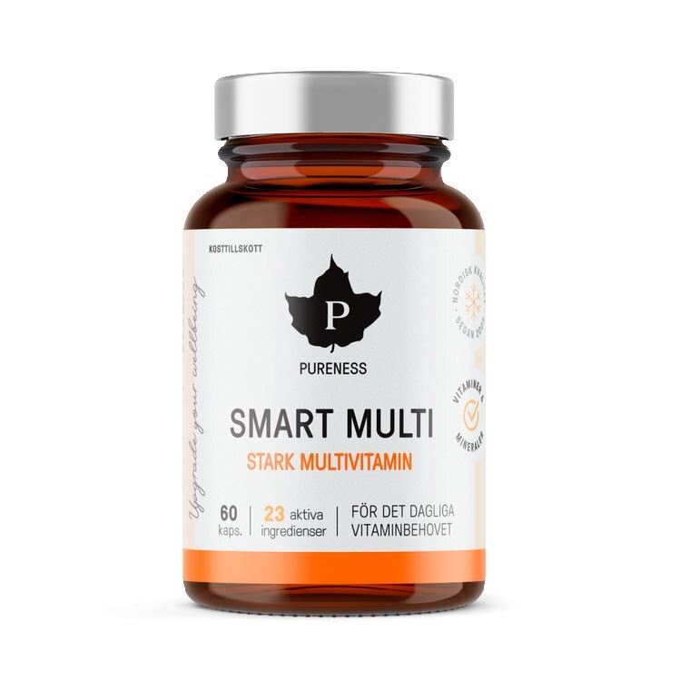 Pureness Smart Multi 60 Kapslar | Kosttillskott - Vitaminer & Mineraler - Multivitamin | Gymkraft