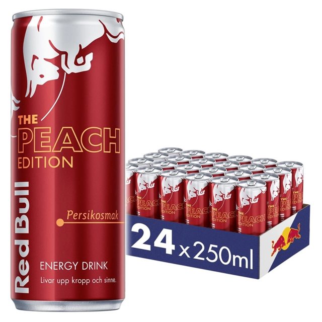 Red Bull Peach Edition 24x250ml | Drycker - Energidryck - Red Bull energidryck | Gymkraft