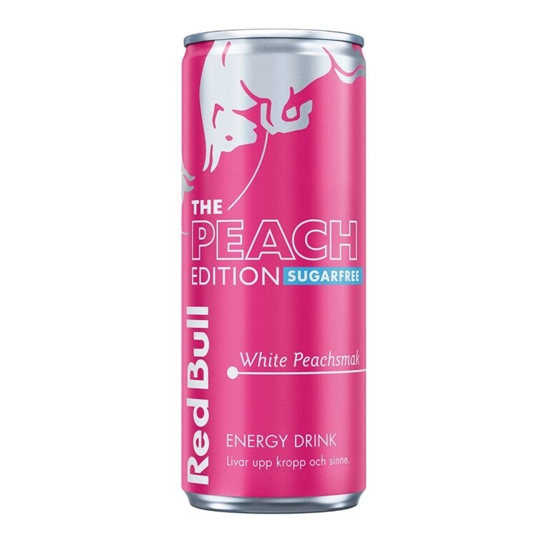 Red Bull Peach Edition Sugarfree White Peach 250ml | Drycker - Energidryck - Red Bull energidryck | Gymkraft