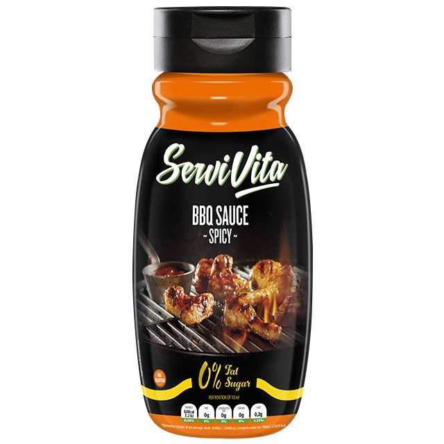 ServiVita BBQ Spicy 320ml | Hälsokost - Livsmedel - Kalorifria såser | Gymkraft
