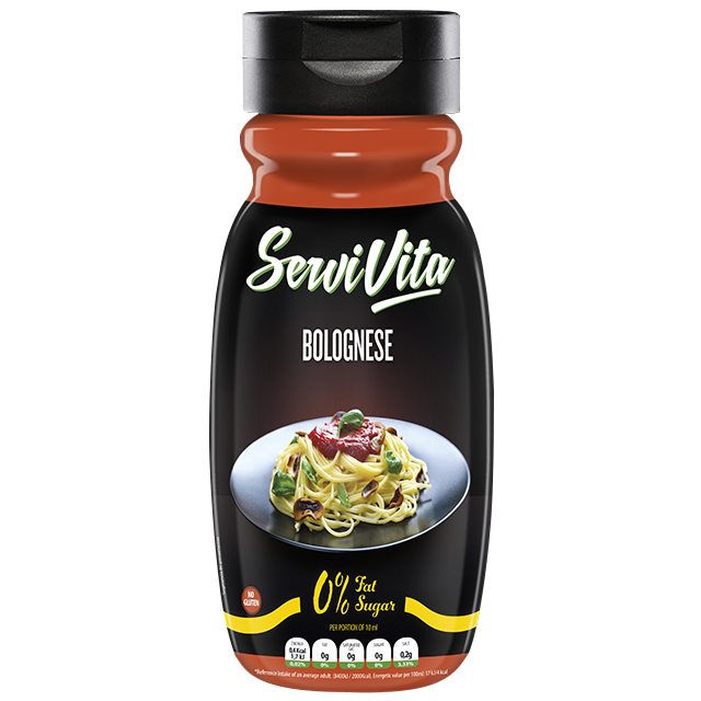 ServiVita Bolognese 320ml | Hälsokost - Livsmedel - Kalorifria såser | Gymkraft