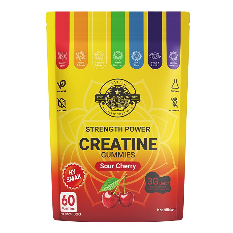 Sevital Kreatin Gummies Sour Cherry 60st
