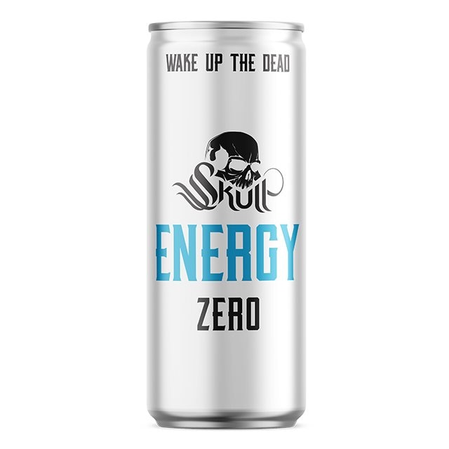 Skull Energy Zero 250ml | Drycker - Energidryck - Sockerfri energidryck | Gymkraft