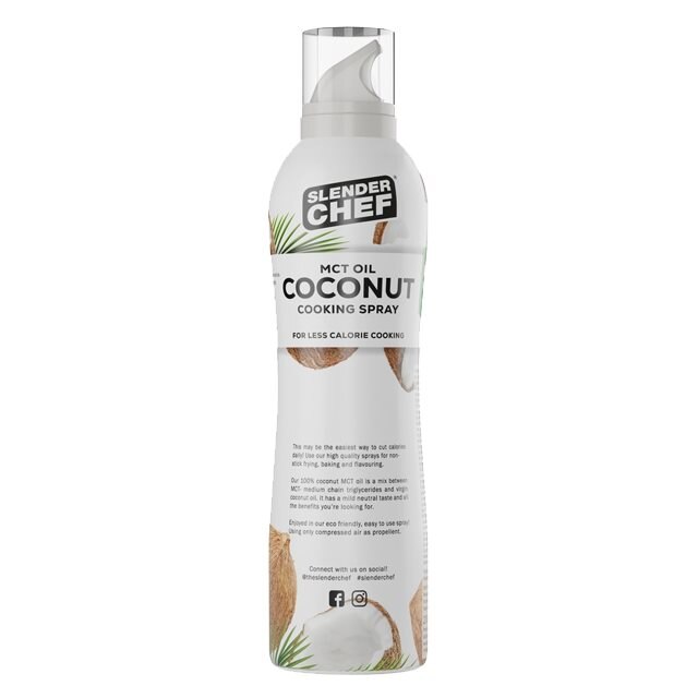 Slender Chef Cooking Spray MCT Coconut 200ml | Hälsokost - Livsmedel - Matlagning | Gymkraft
