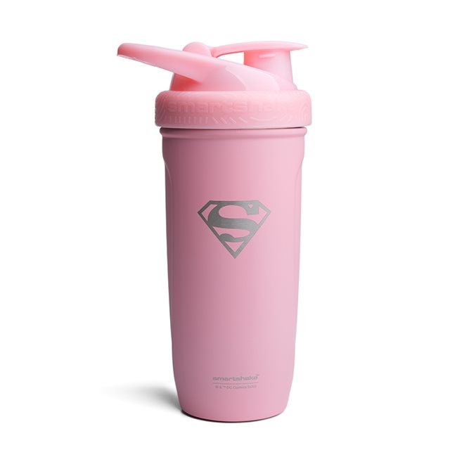 SmartShake Reforce Steel Supergirl 900ml | Träningstillbehör - Vattenflaskor & Shakers | Gymkraft