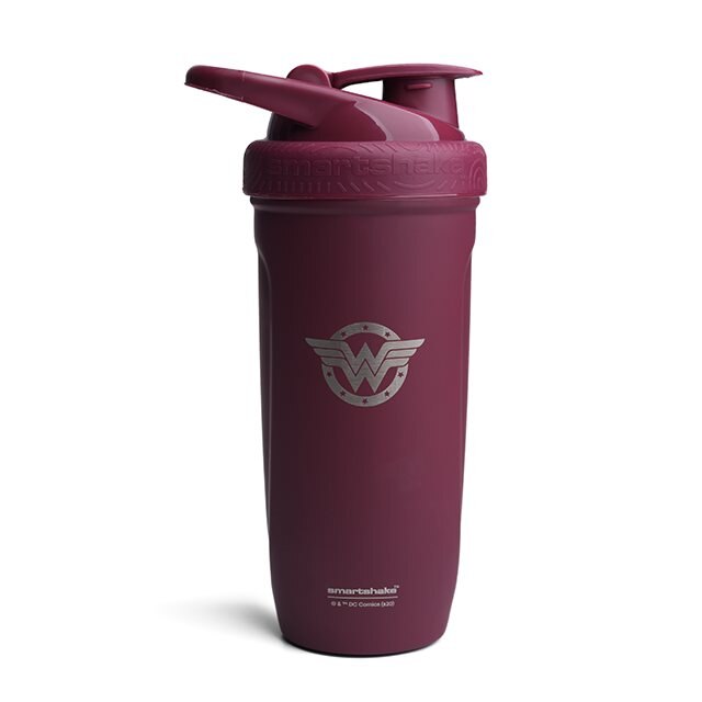 SmartShake Reforce Steel WonderWoman 900ml | Träningstillbehör - Vattenflaskor & Shakers | Gymkraft