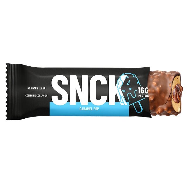 SNCK Proteinbar Caramel Pop 55g | Kampanjer 1 - Bars Mix&Match 10-pack | Gymkraft
