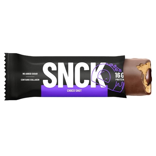 SNCK Proteinbar Choco Shot 55g | Kampanjer 1 - Bars Mix&Match 10-pack | Gymkraft