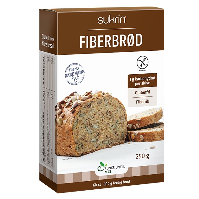 Product Image for Sukrin fiberbröd glutenfri 250g