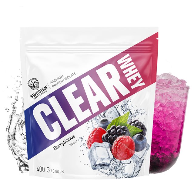 Product Image for Proteinpulver - Swedish Supplements -  Clear Whey Berrylicious 400g