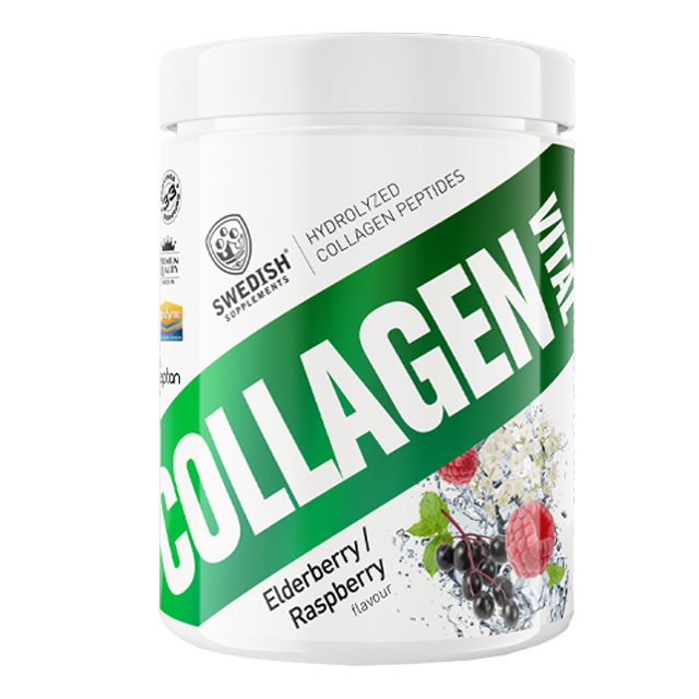 Product Image for Swedish supplements collagen vital elderberry raspberry 400g