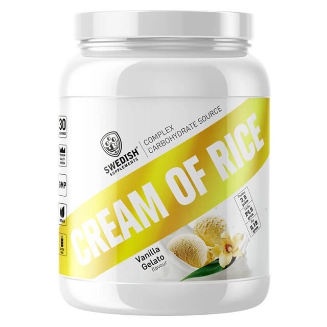 Swedish Supplements Cream of Rice Vanilla Gelato 1kg | Hälsokost - Livsmedel - Gröt & Gryn | Gymkraft