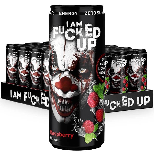 Product Image for Swedish supplements fucked up rtd raspberry 24x330 ml