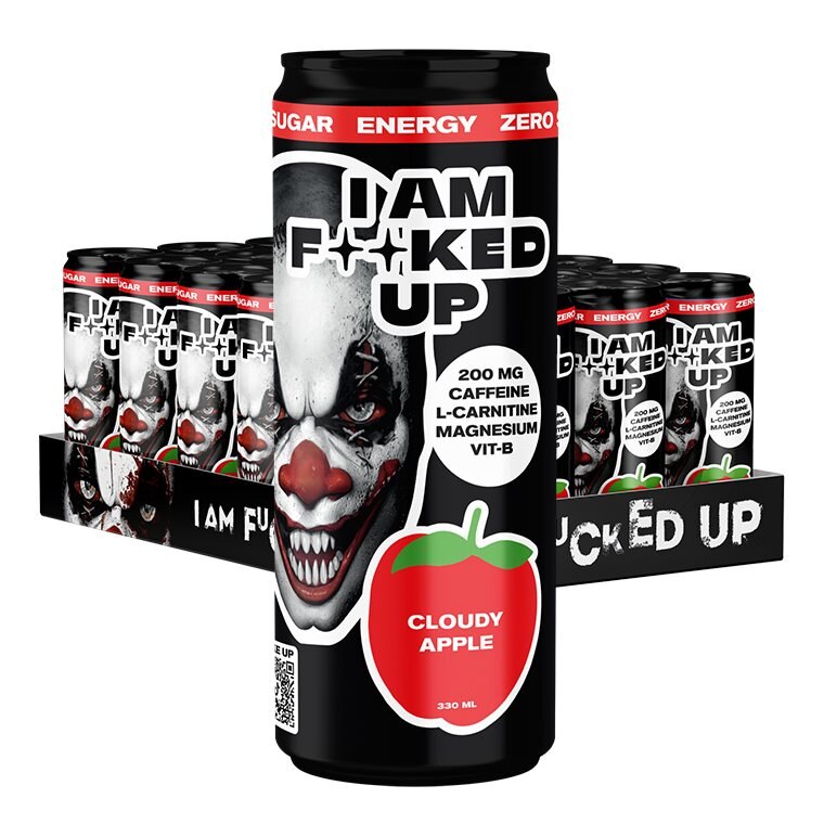Swedish Supplements Fucked Up RTD Cloudy Apple 24x330 ml | Kampanjer 1 - Swedish Supplements 10% rabatt | Gymkraft