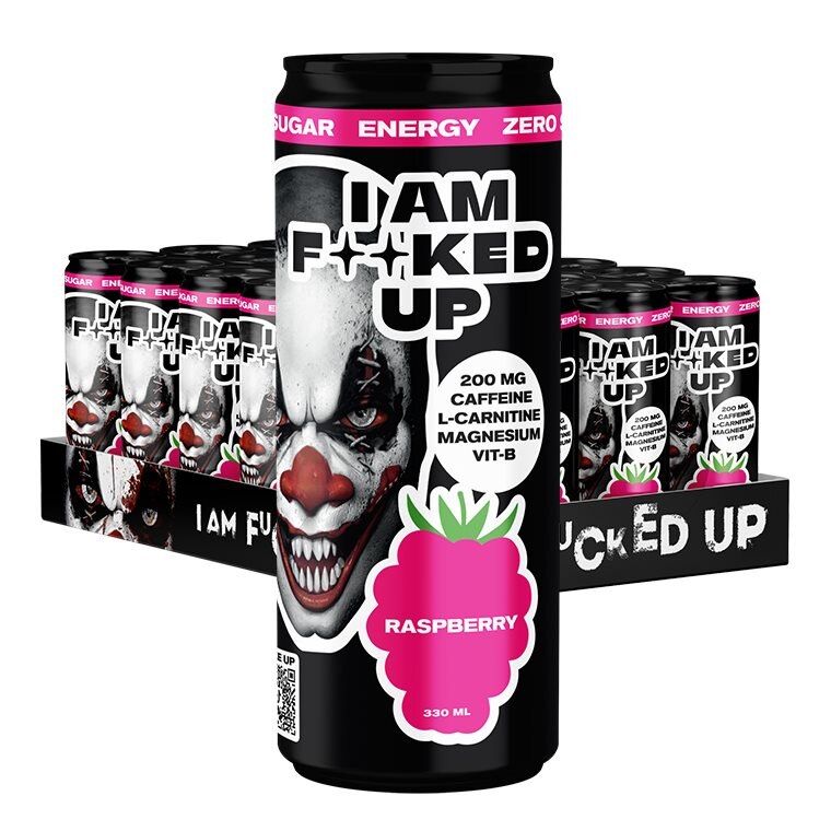 Swedish Supplements Fucked Up RTD Raspberry 24x330 ml | Kampanjer 1 - Swedish Supplements 10% rabatt | Gymkraft