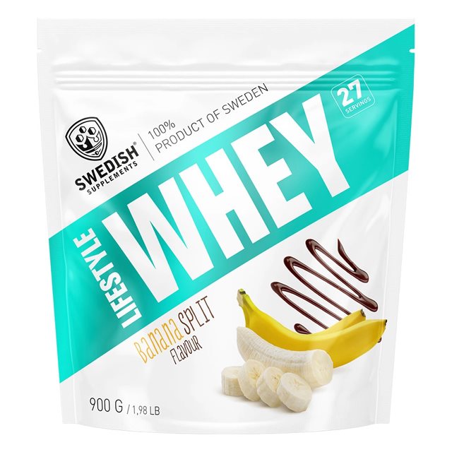 Swedish Supplements Lifestyle Whey Banana Split 900g