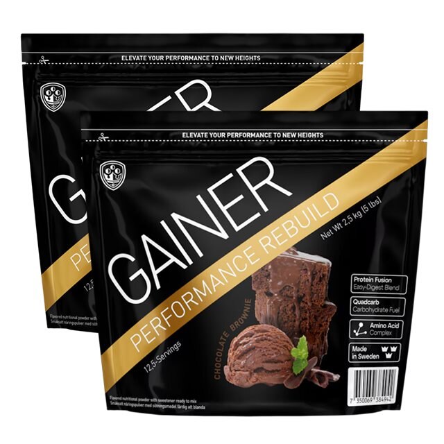 Swedish Supplements Performance Gainer 2x2,5kg | Kosttillskott - Träningstillskott - Efter träning | Gymkraft