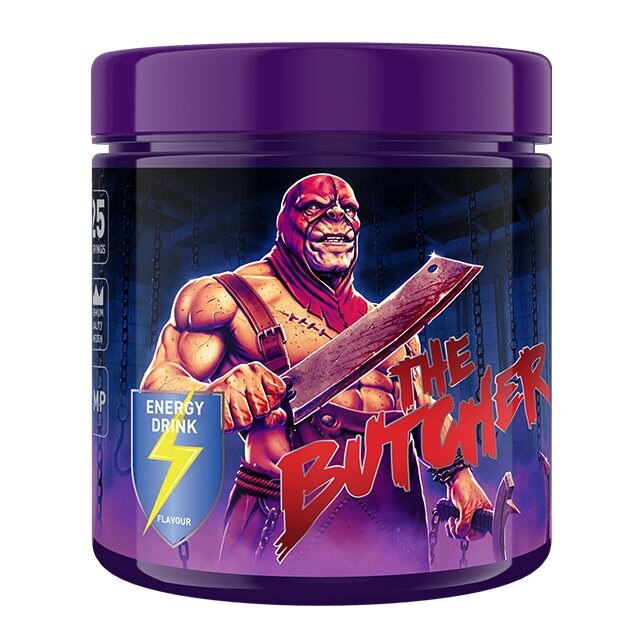 Swedish Supplements The Butcher Energy Drink 425g | Kosttillskott - Prestationshöjare - PWO - Pre-Workout - PWO med koffein | Gymkraft