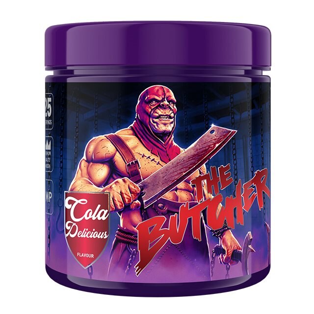 Swedish Supplements The Butcher Cola Delicious 425g | Kosttillskott - Prestationshöjare - PWO - Pre-Workout - PWO med koffein | Gymkraft